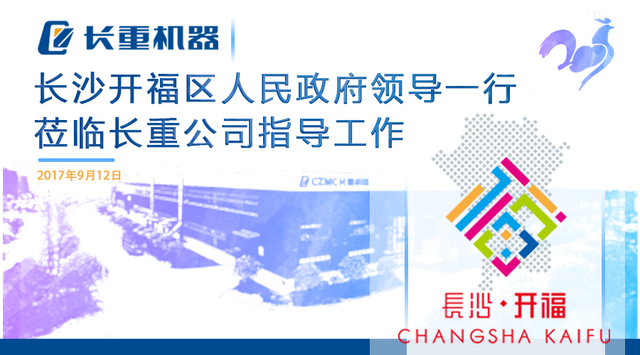 开福区人民政府一行莅临尊龙·凯时公司指导工作
